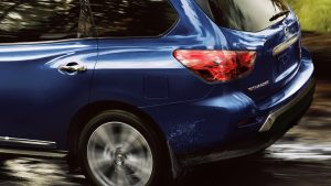 Blue 2020 Nissan Pathfinder - Rear