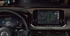 Nissan high-tech dashboard