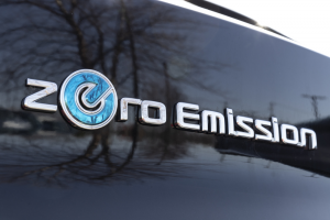 Zero Emission Logo Nissan Leaf