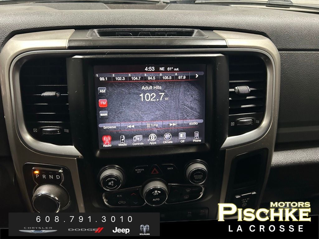 2017 RAM 1500 Lone Star Silver Crew Cab 4x4 5'7' Box