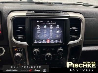 2017 RAM 1500 Lone Star Silver Crew Cab 4x4 5'7' Box