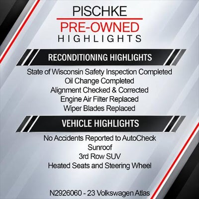 2023 Volkswagen Atlas 3.6L V6 SEL