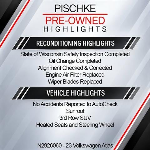 2023 Volkswagen Atlas 3.6L V6 SEL