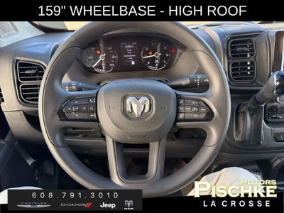 2025 RAM ProMaster 2500 Cargo Van Tradesman High Roof 159' WB w/Pass Seat