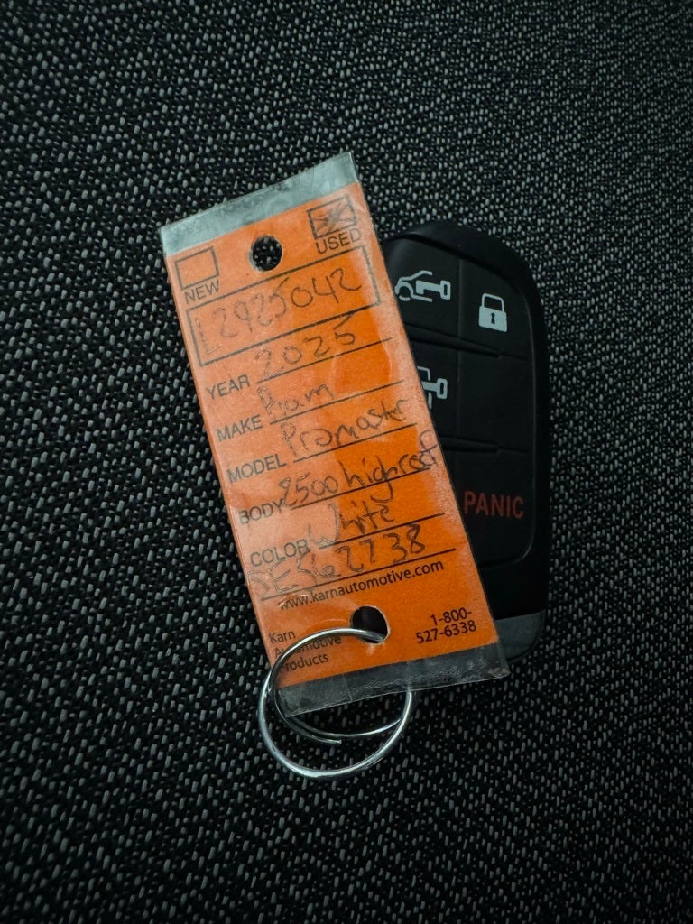 2025 RAM ProMaster 2500 Cargo Van Tradesman High Roof 159' WB w/Pass Seat