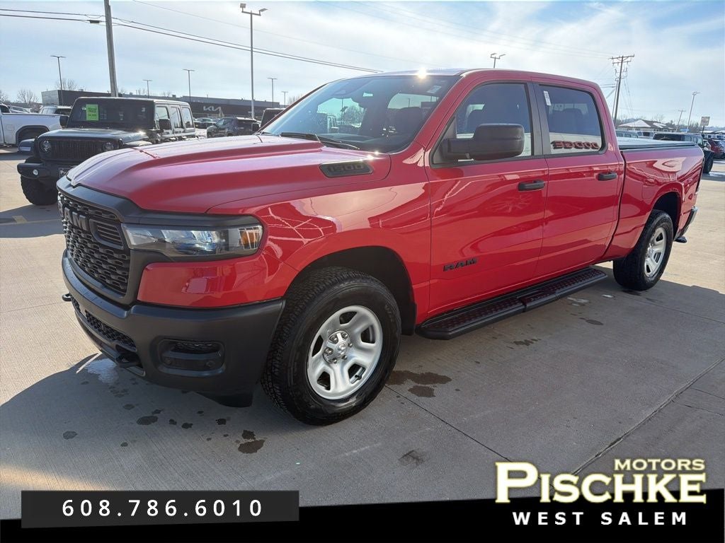 2025 RAM 1500 Tradesman Crew Cab 4x4 6'4' Box