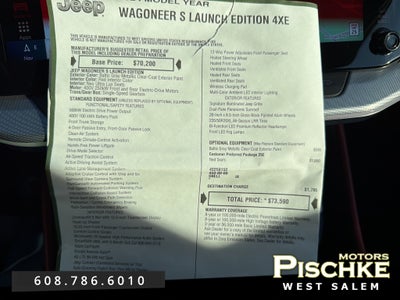 2024 Jeep Wagoneer S Launch Edition