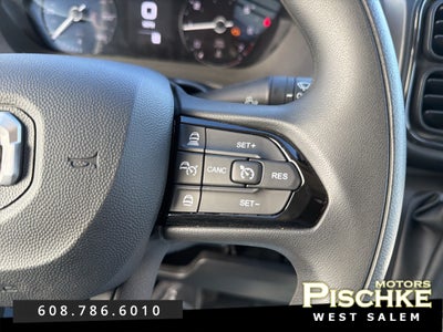 2025 RAM ProMaster 1500 Cargo Van Tradesman Low Roof 136' WB w/Pass Seat