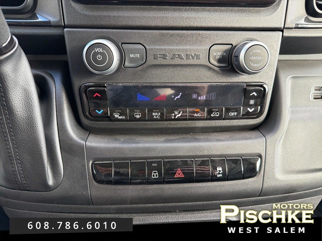 2025 RAM ProMaster 2500 Cargo Van Tradesman High Roof 159' WB w/Pass Seat