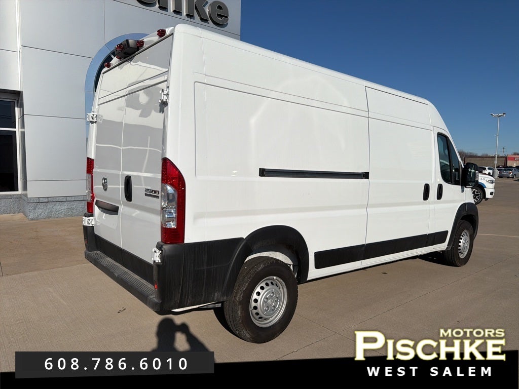 2025 RAM ProMaster 2500 Cargo Van Tradesman High Roof 159' WB w/Pass Seat
