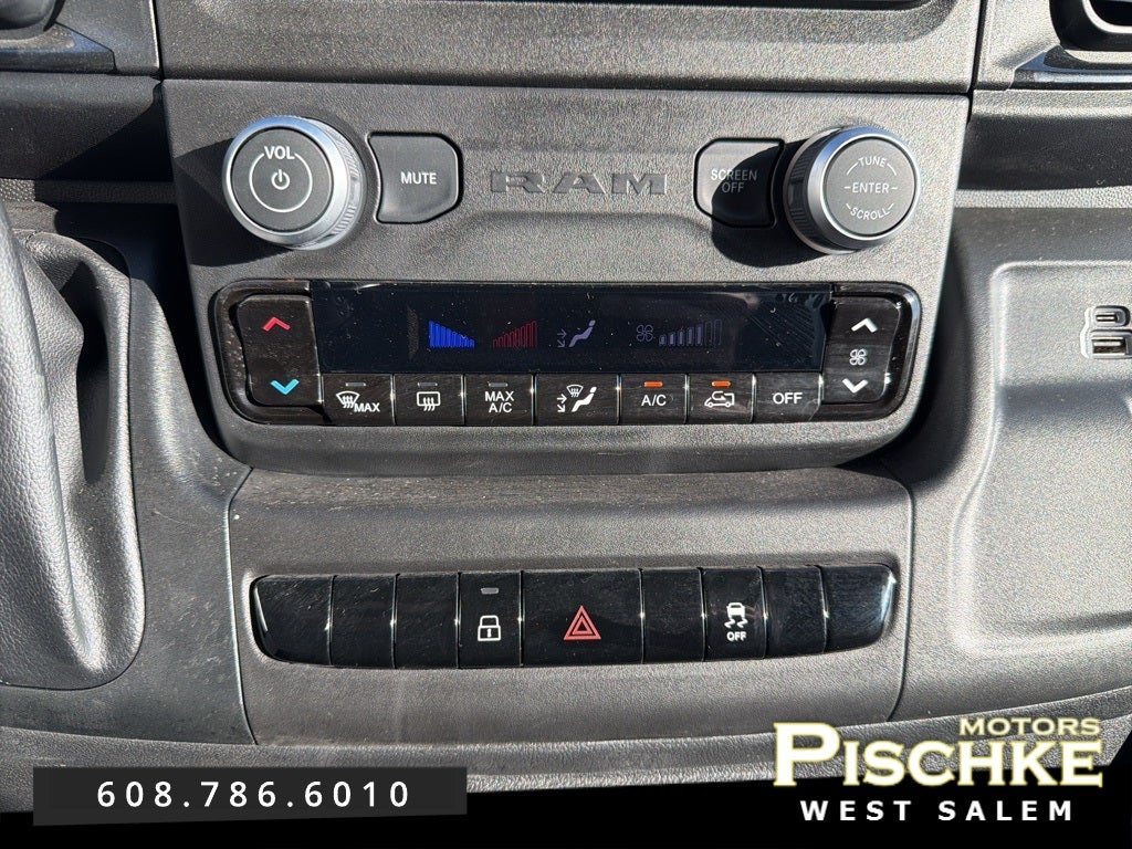 2025 RAM ProMaster 2500 Cargo Van Tradesman High Roof 159' WB w/Pass Seat