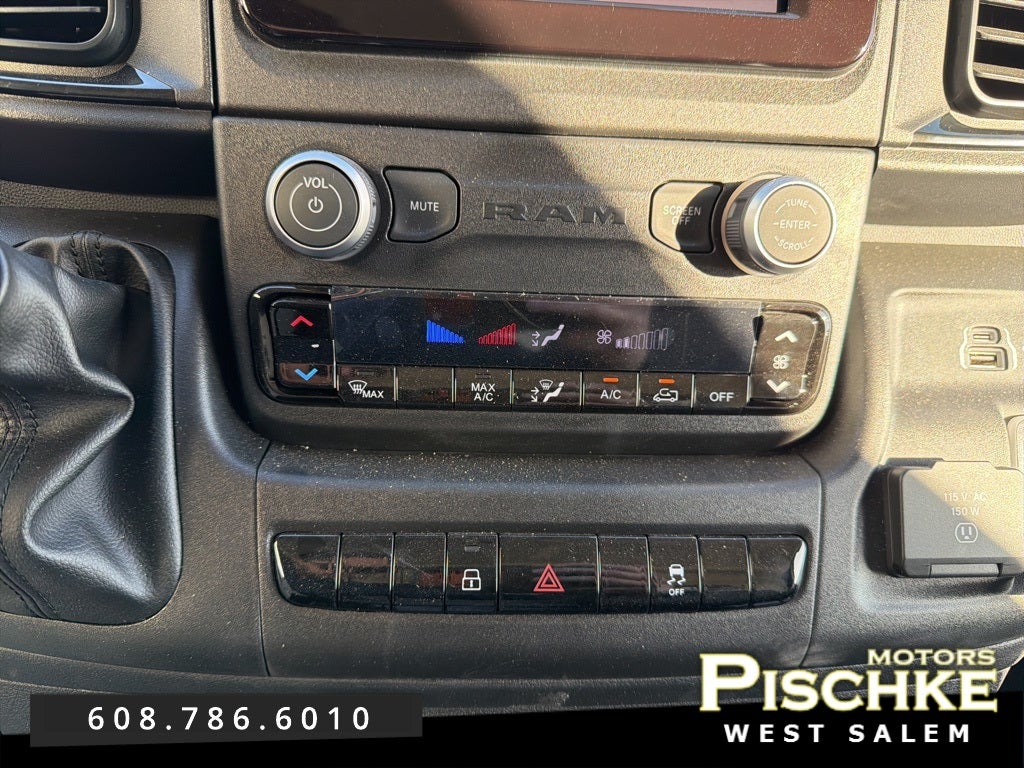 2025 RAM ProMaster 2500 Cargo Van Tradesman High Roof 159' WB w/Pass Seat