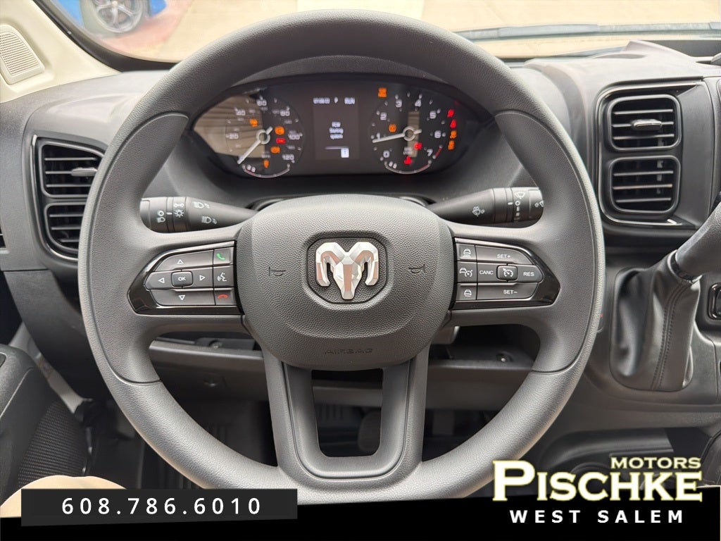 2025 RAM ProMaster 2500 Cargo Van Tradesman High Roof 159' WB w/Pass Seat