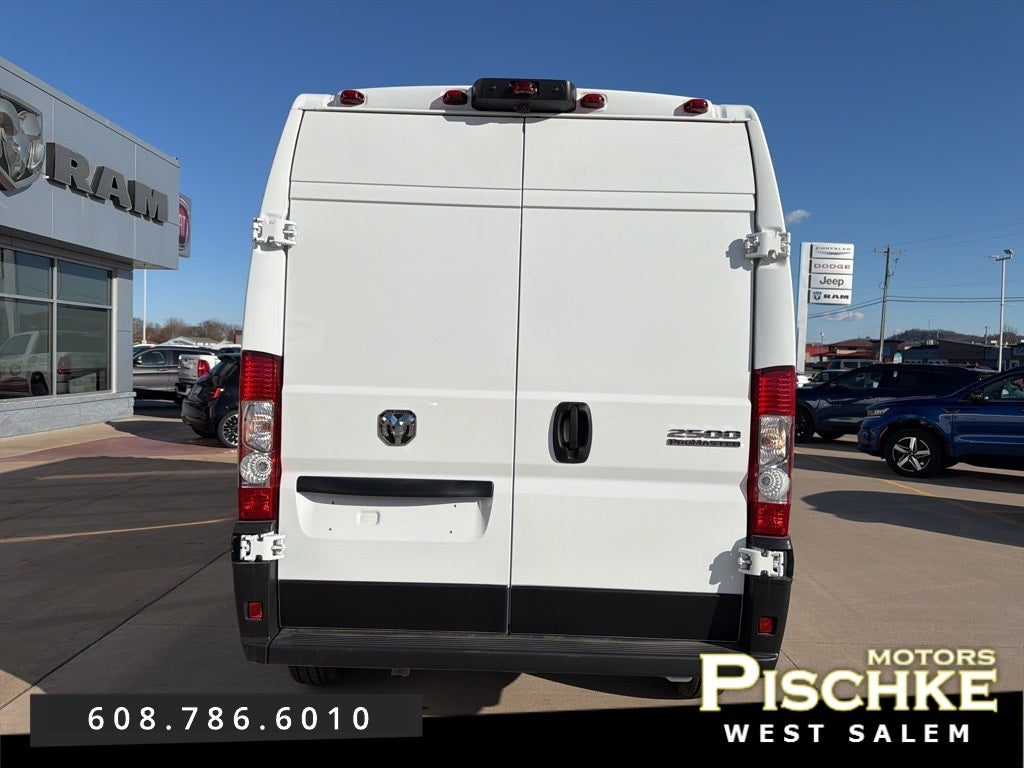 2025 RAM ProMaster 2500 Cargo Van Tradesman High Roof 159' WB w/Pass Seat