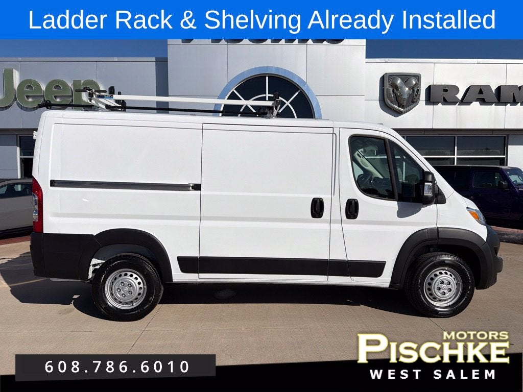 2025 RAM ProMaster 2500 Cargo Van Tradesman Low Roof 136' WB w/Pass Seat