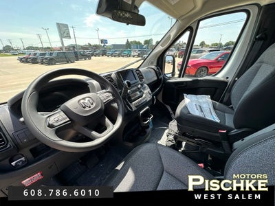 2025 RAM ProMaster 2500 Cargo Van Tradesman Low Roof 136' WB w/Pass Seat