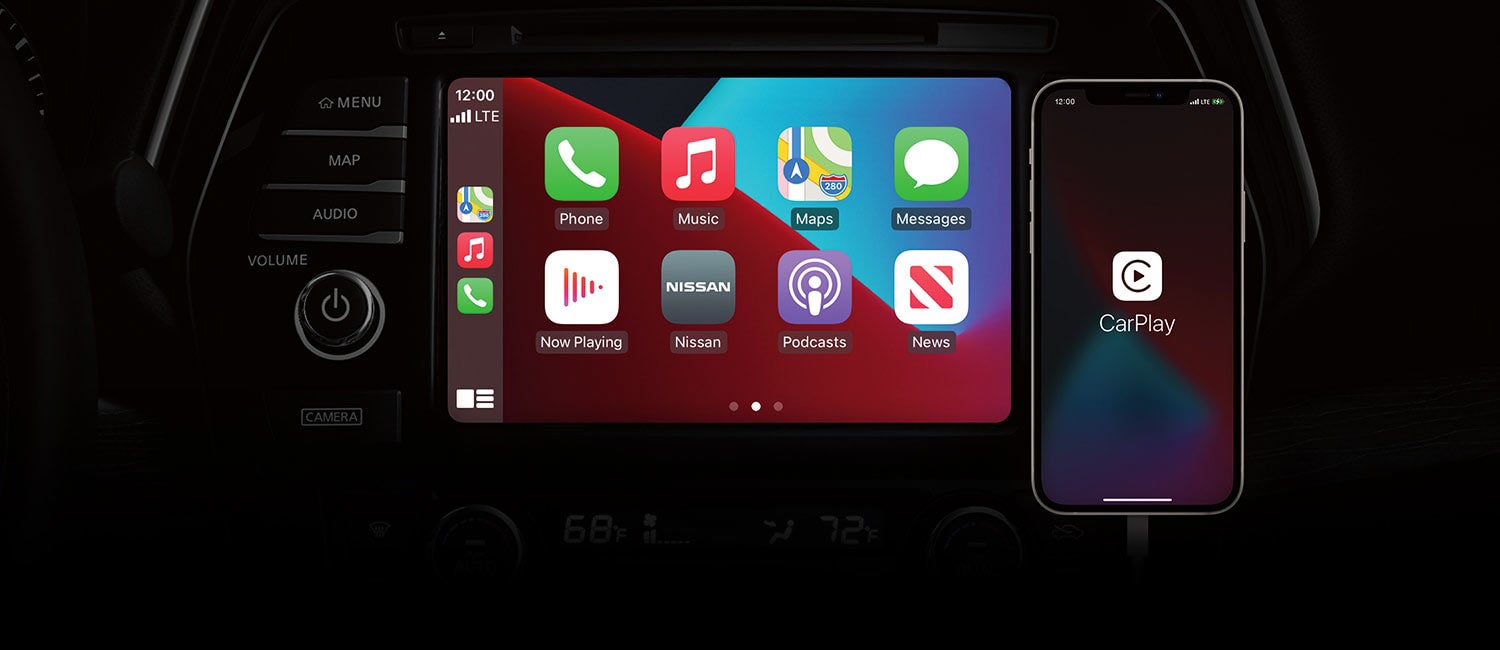 2022 Nissan Maxima touch screen with carplay connected apps | Pischke Motors Nissan in La Crosse WI