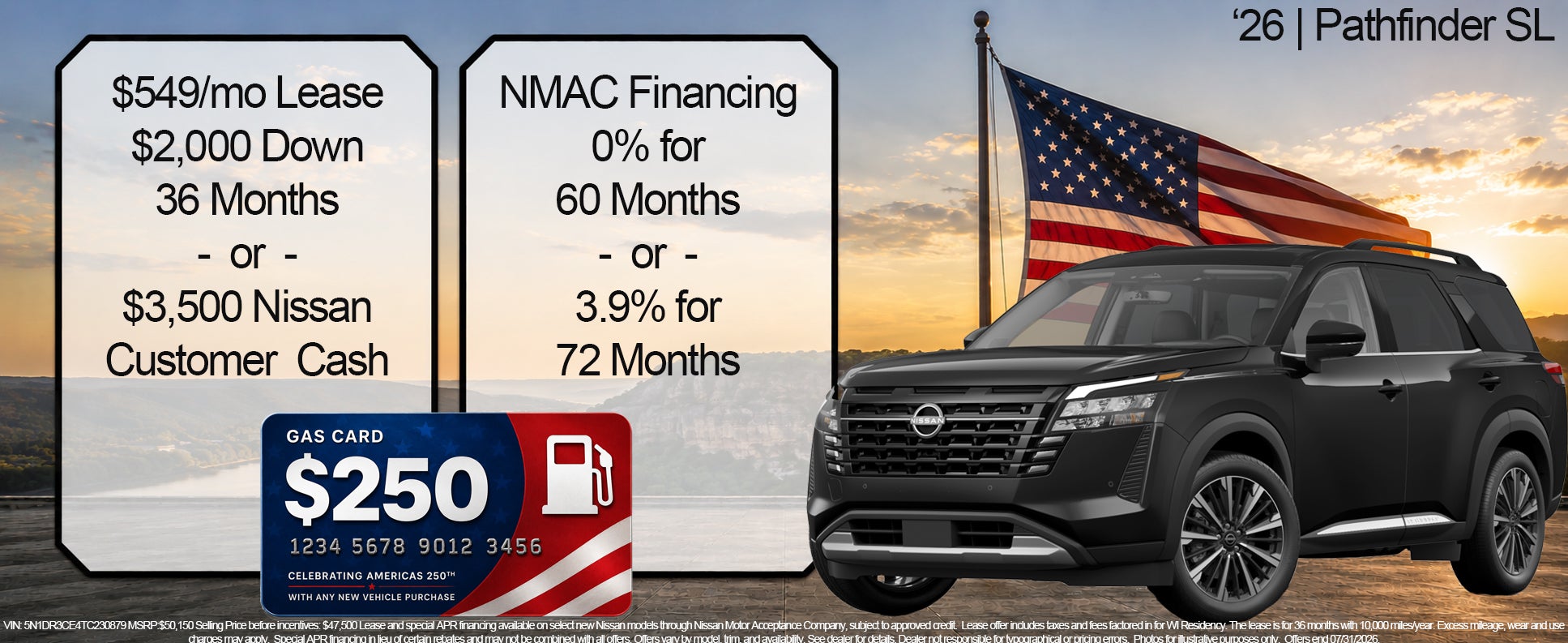 Nissan Pathfinder Offers 0%