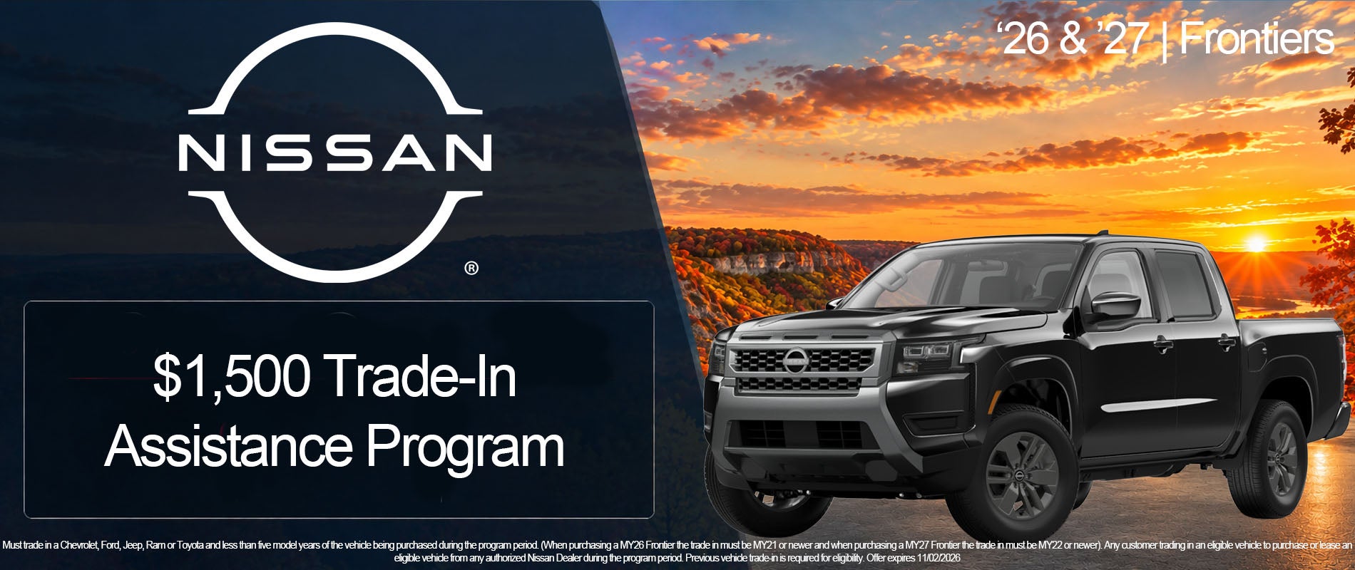 Nissan Frontier Trade-In Assist 