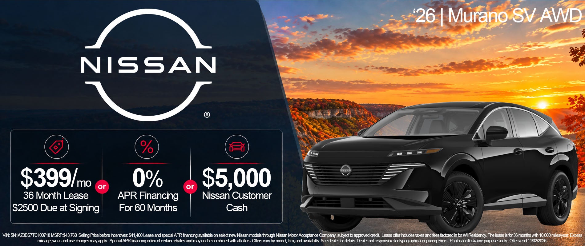 Nissan Murano Options