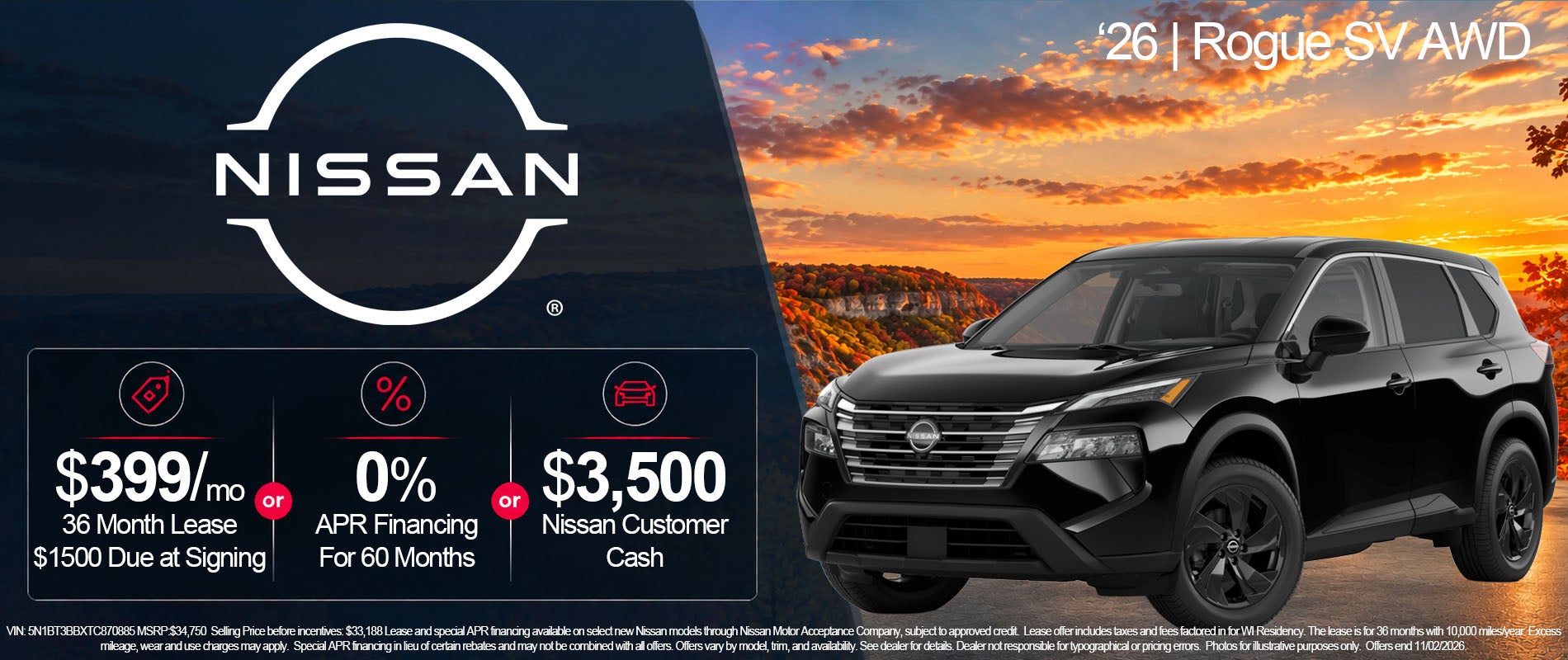 Nissan Rogue Options