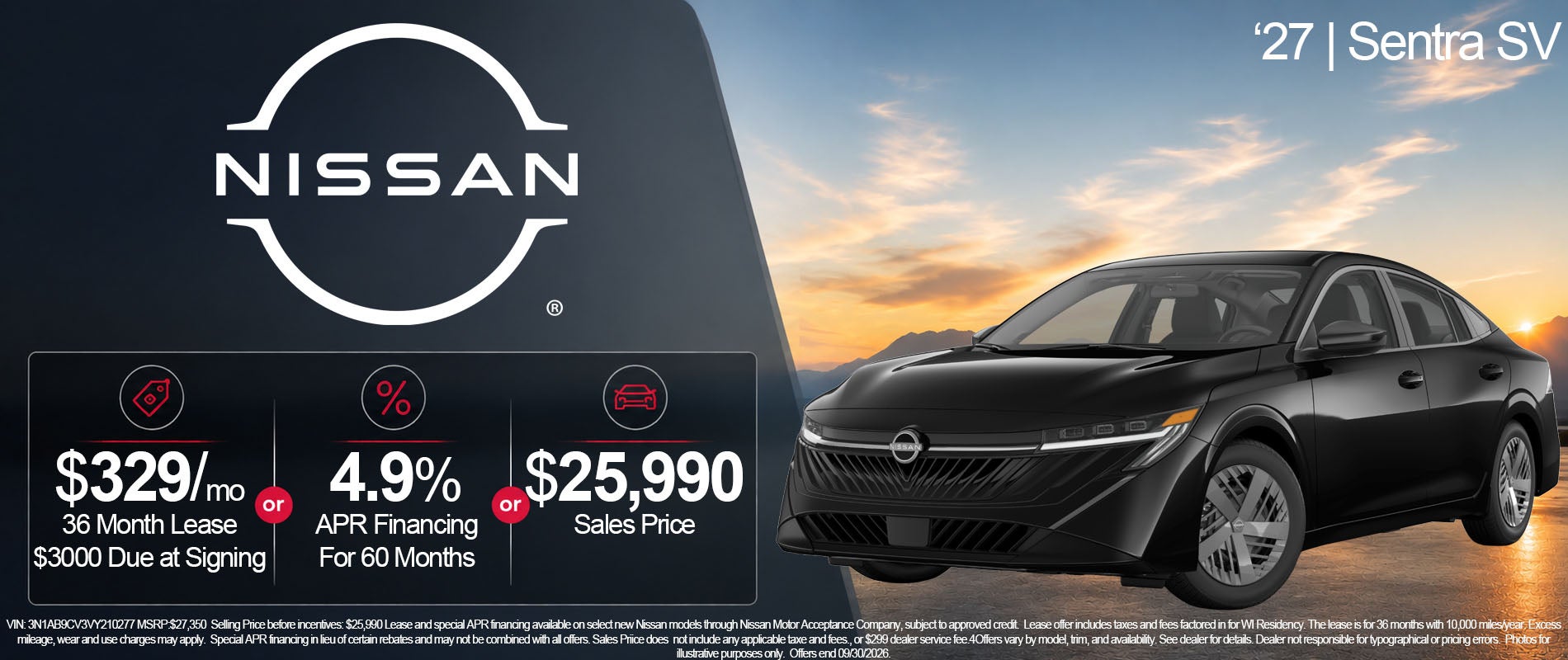 Nissan September Offers